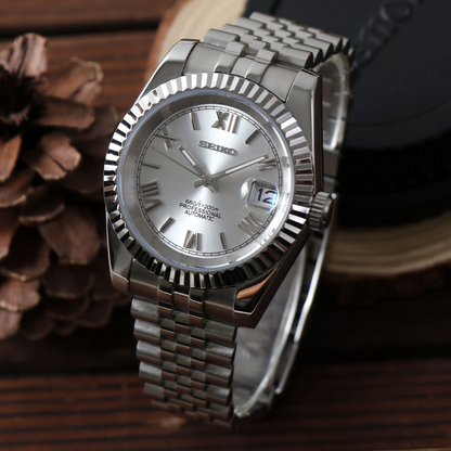 Mod | Datejust Roman Silver
