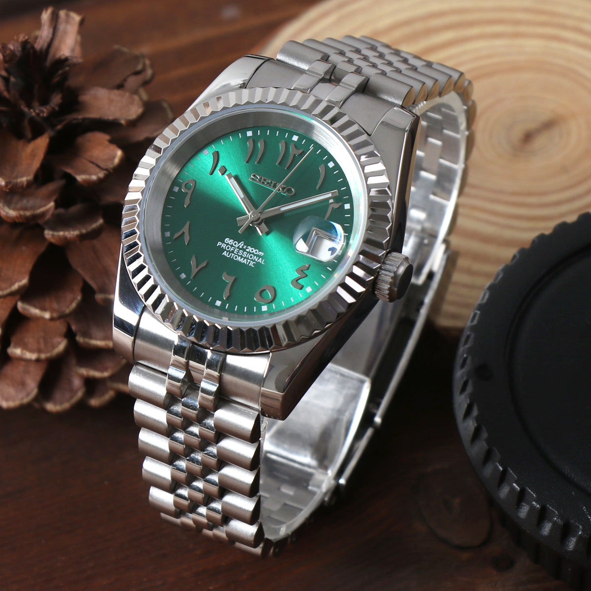 Mod | Datejust Royal Green Arabic