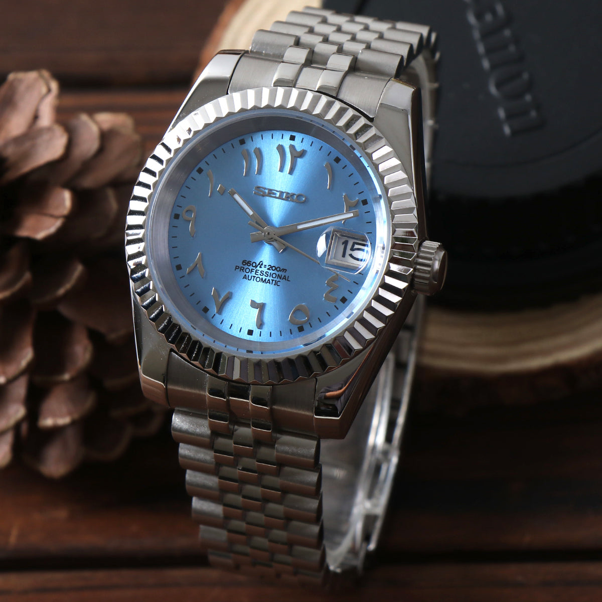 Mod | Datejust Ice Blue Arabic