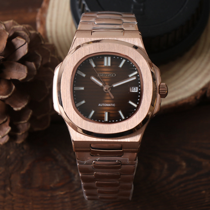 Mod | Nautilus Rose Gold Brown