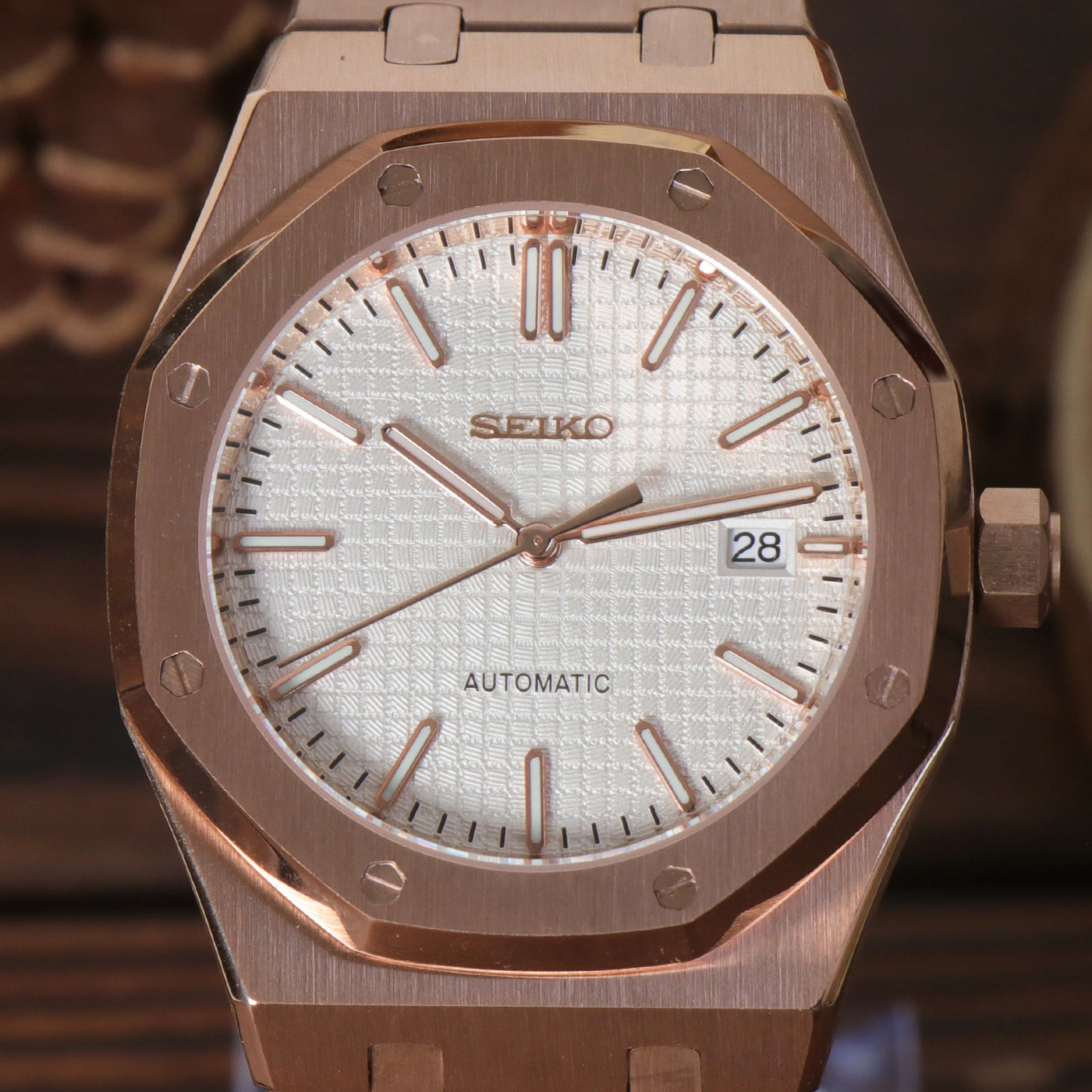 Mod | Royal Oak Rose Gold White