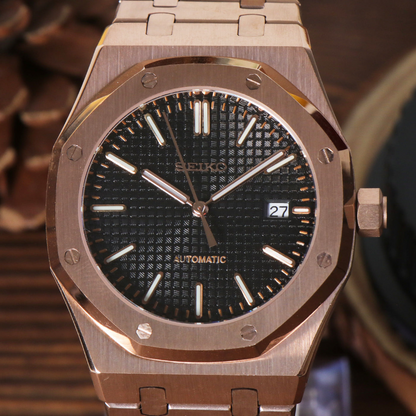 Mod | Royal Oak Rose Gold Black