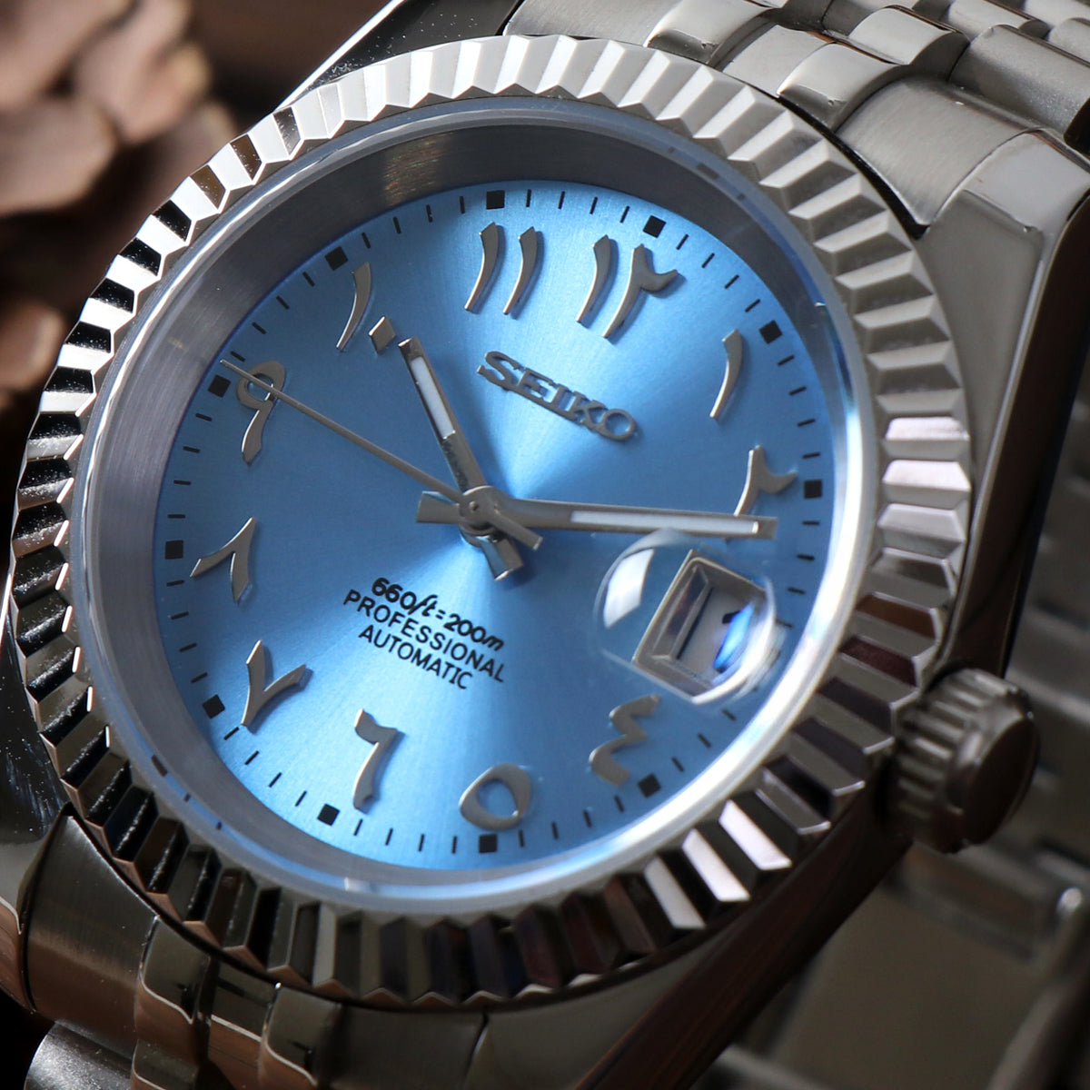Mod | Datejust Ice Blue Arabic