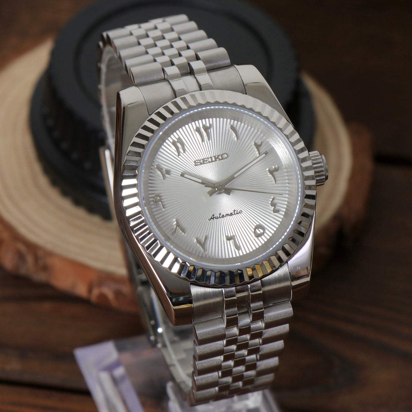 Mod | Datejust White Arabic Textured