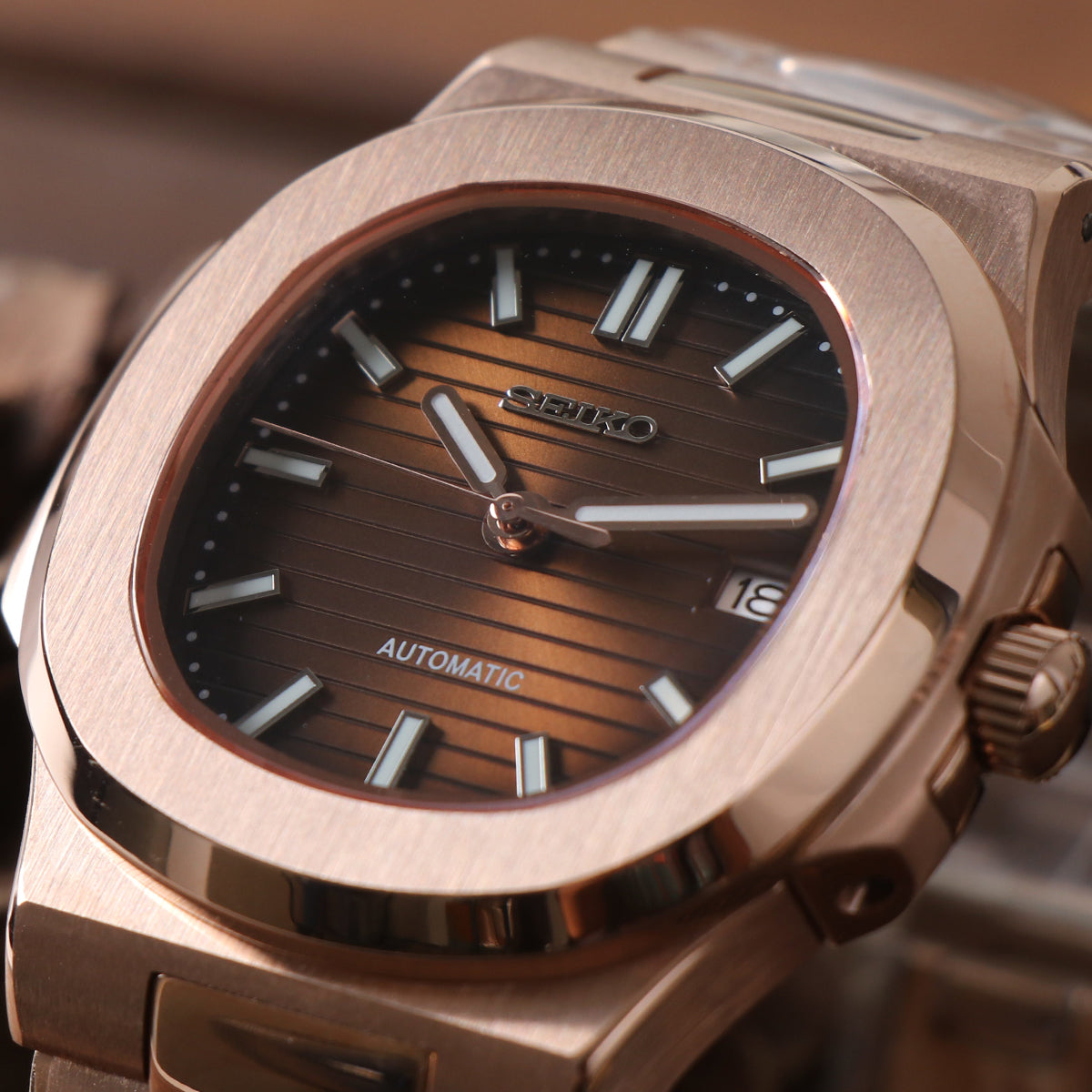 Mod | Nautilus Rose Gold Brown