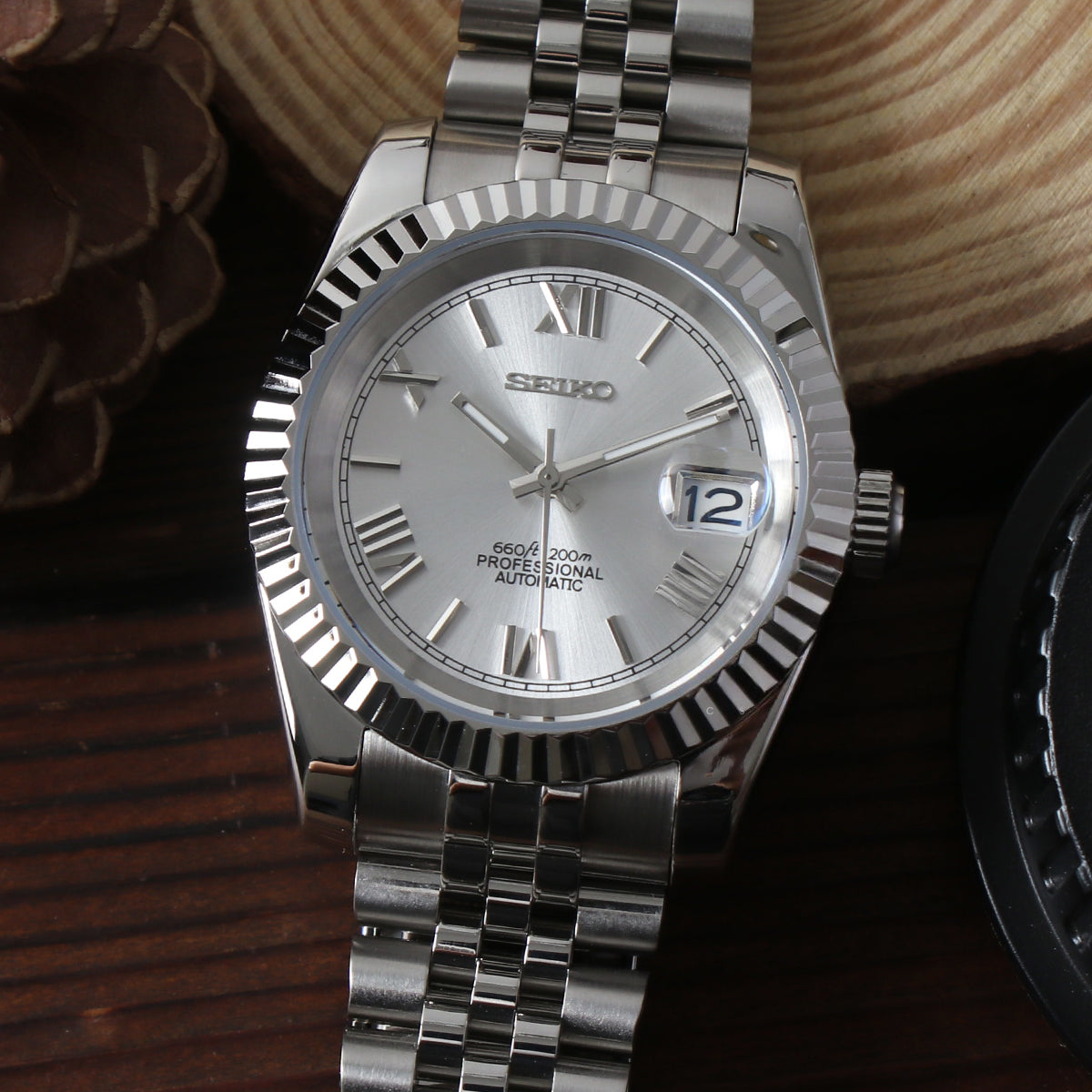 Mod | Datejust Roman Silver