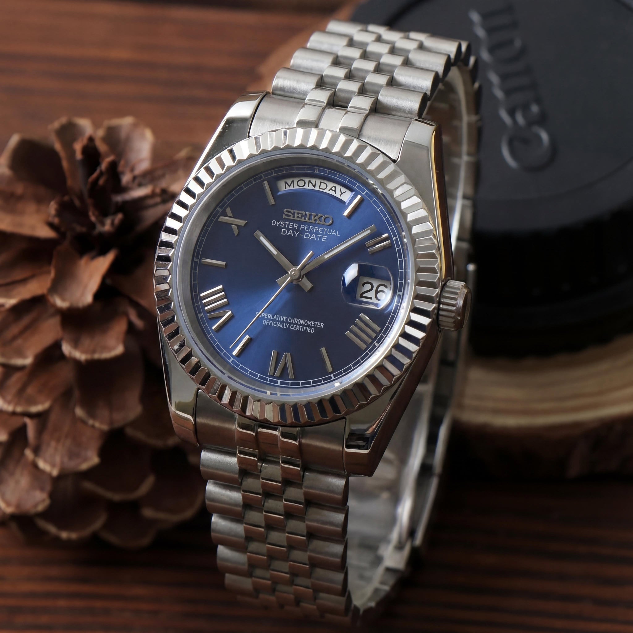 Mod | Day-Date Blue Roman