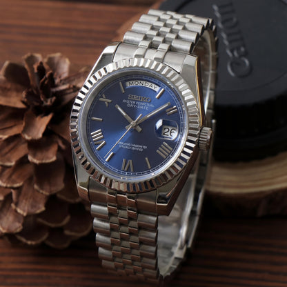 Mod | Day-Date Blue Roman