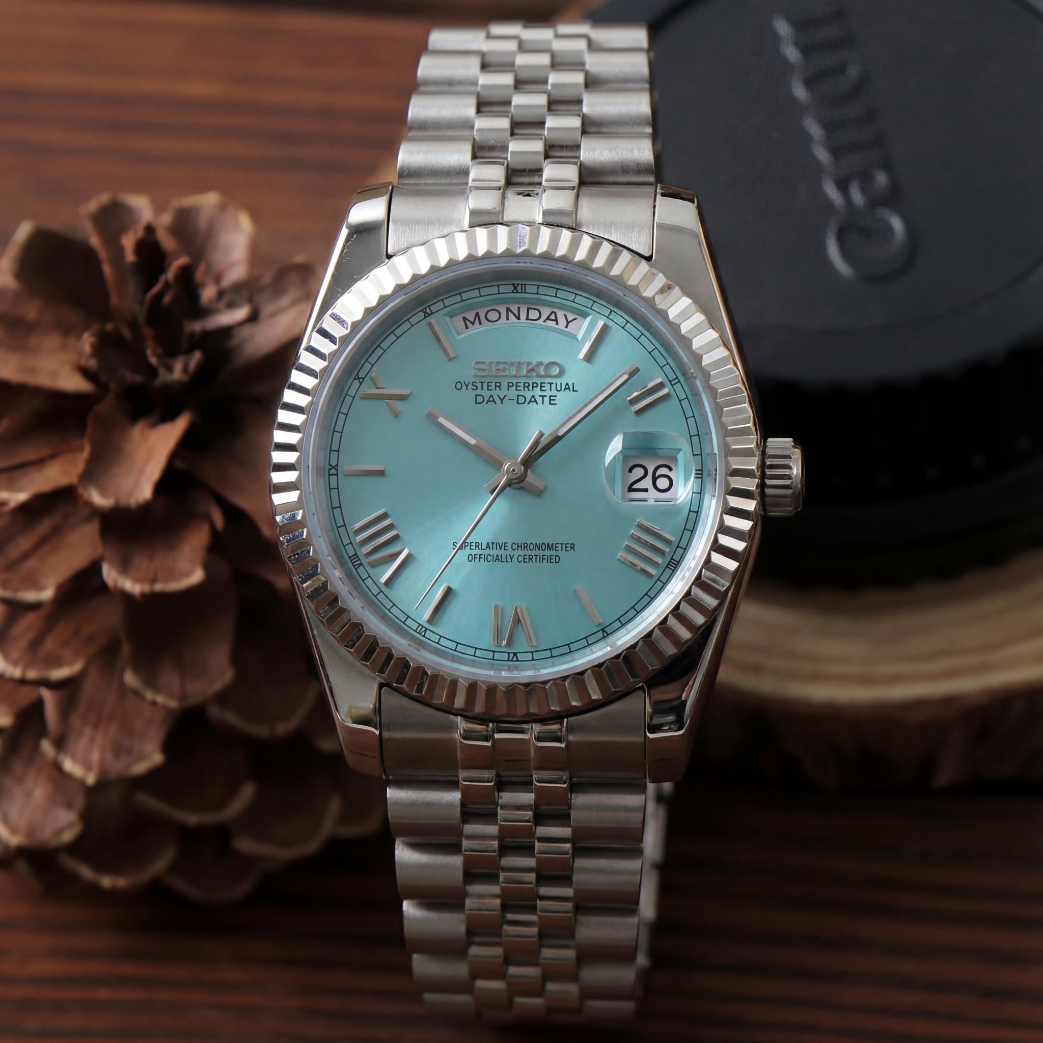 Mod | Day-Date Ice Blue Roman