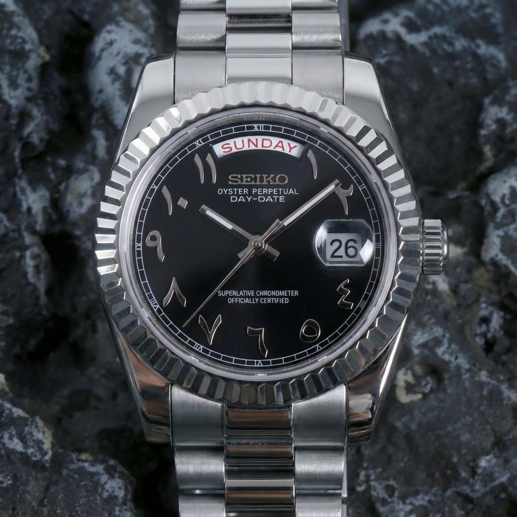 Mod | Day-Date Arabic Black