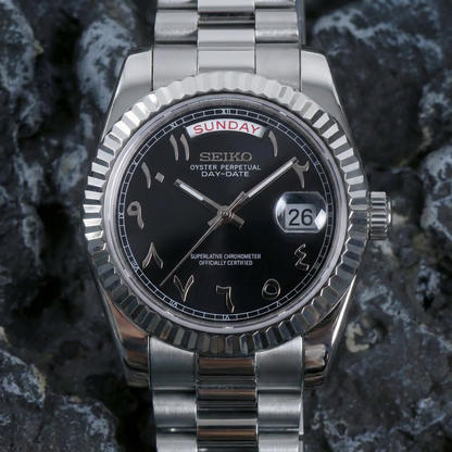 Mod | Day-Date Arabic Black