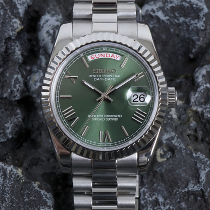 Mod | Day-Date Mint Green Roman