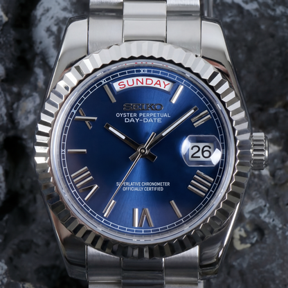 Mod | Day-Date Blue Roman