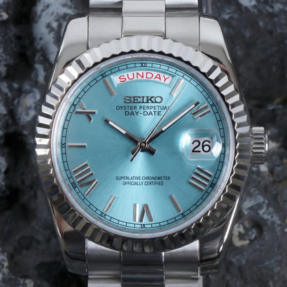 Mod | Day-Date Ice Blue Roman