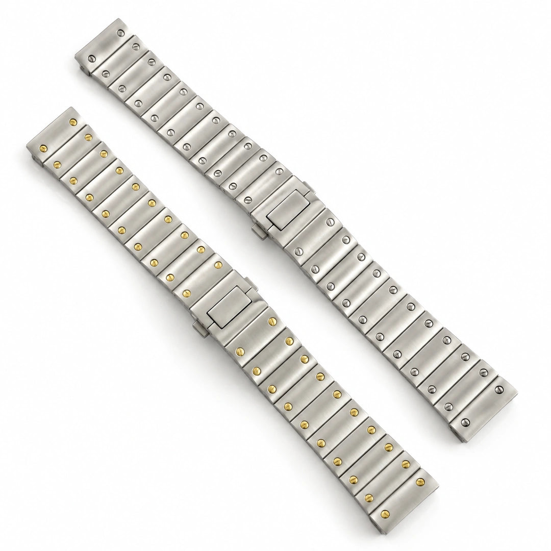 Correas Santos Silver y Silver-Gold - luz natural